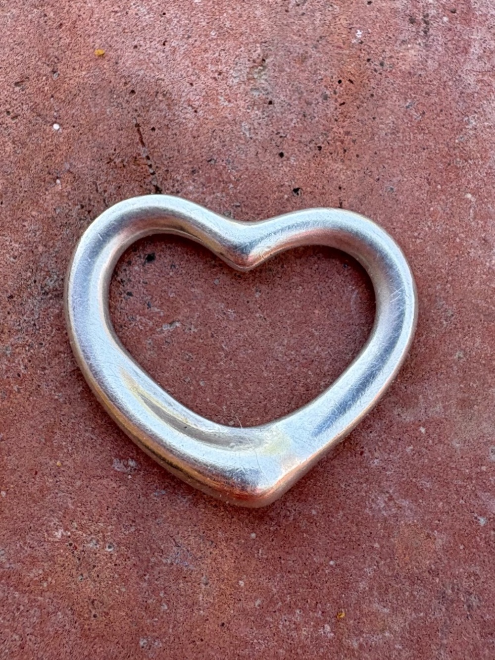 Tiffany & Co. Sterling Silver Elsa Peretti Open Heart Pendant